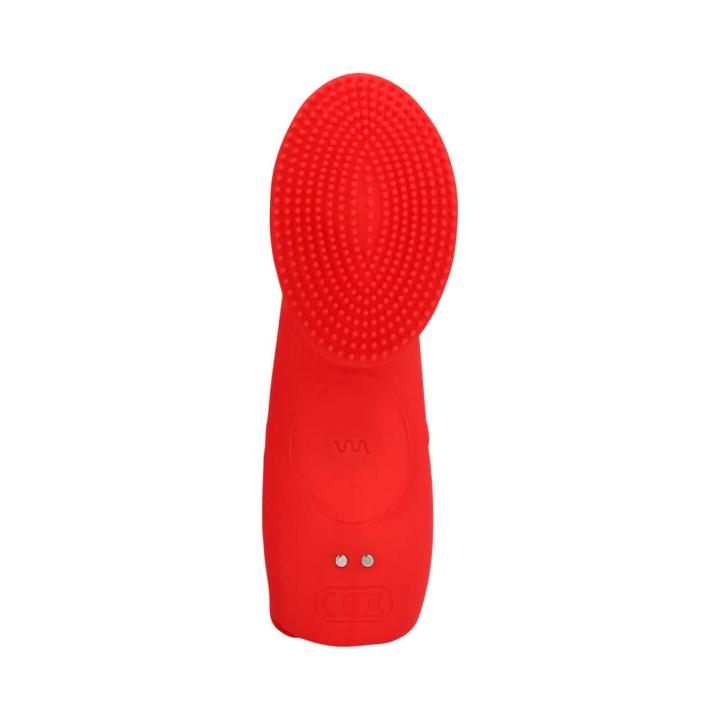 Mini wibrator na palec z fakturą do stymulacji łechtaczki