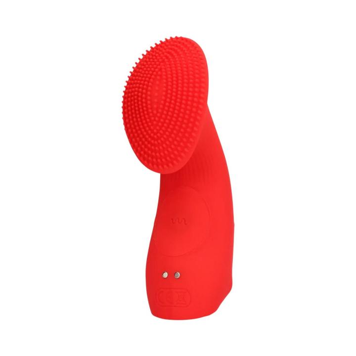 Mini wibrator na palec z fakturą do stymulacji łechtaczki
