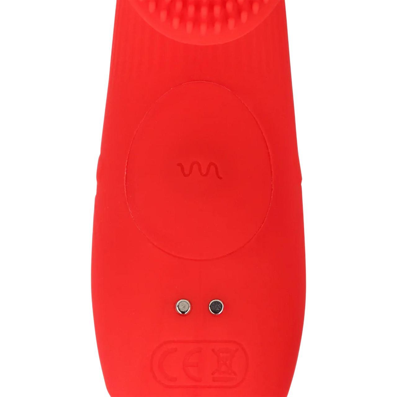 Mini wibrator na palec z fakturą do stymulacji łechtaczki