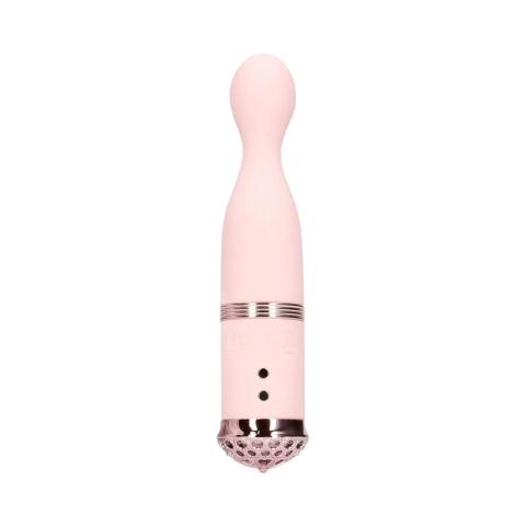 Elegancki mini wibrator w kolorze różowym - 10 funkcji wibracji