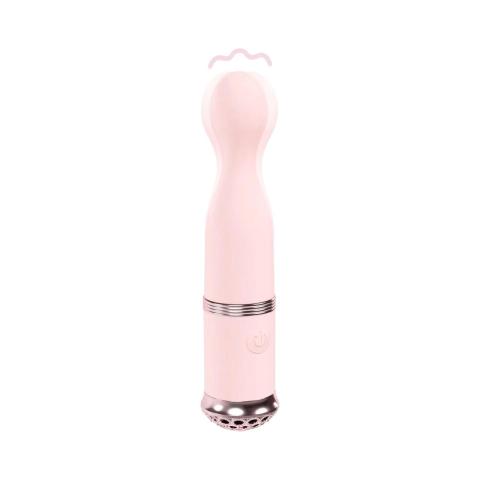 Elegancki mini wibrator w kolorze różowym - 10 funkcji wibracji
