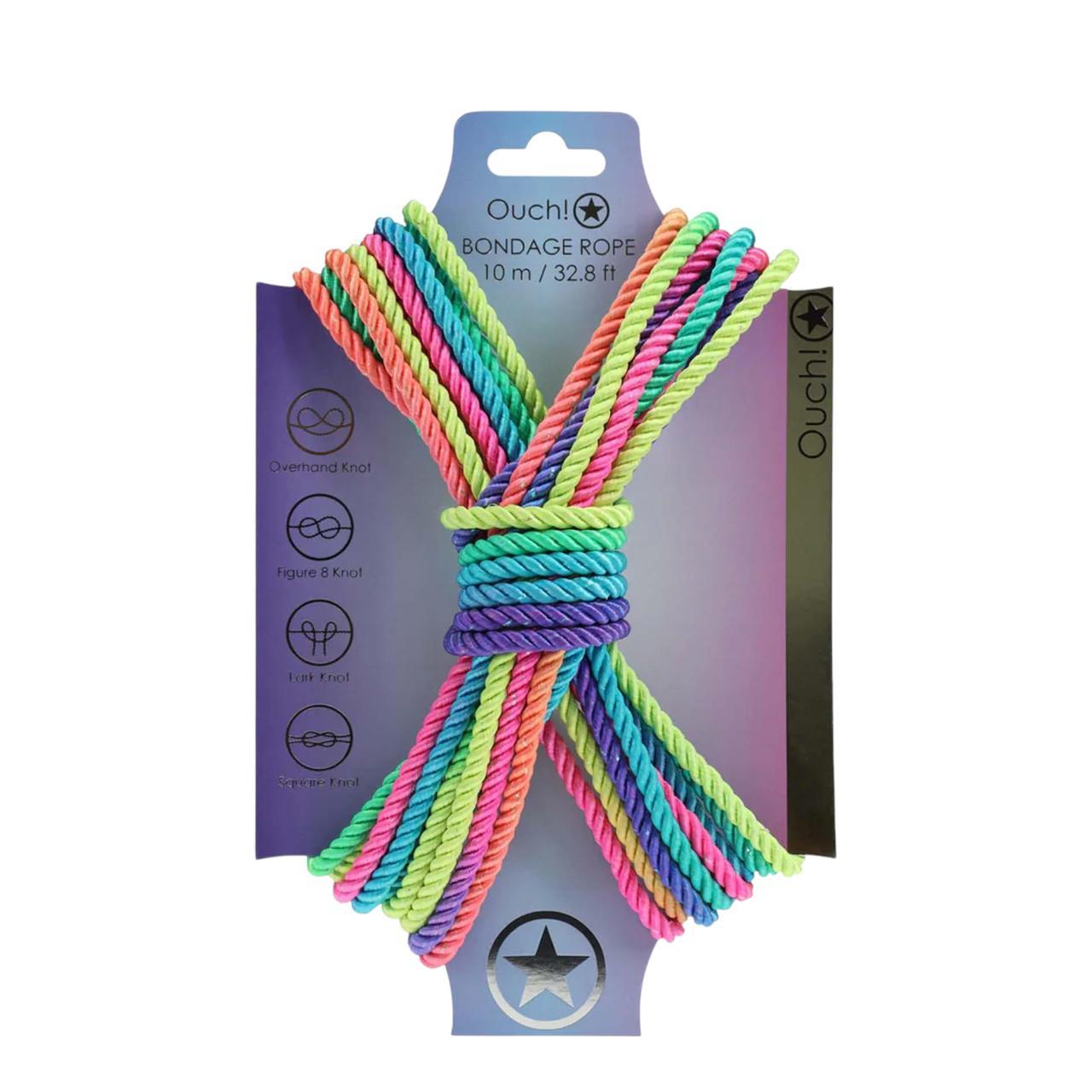 Jedwabista lina bondage 10 m – gładka i bezpieczna