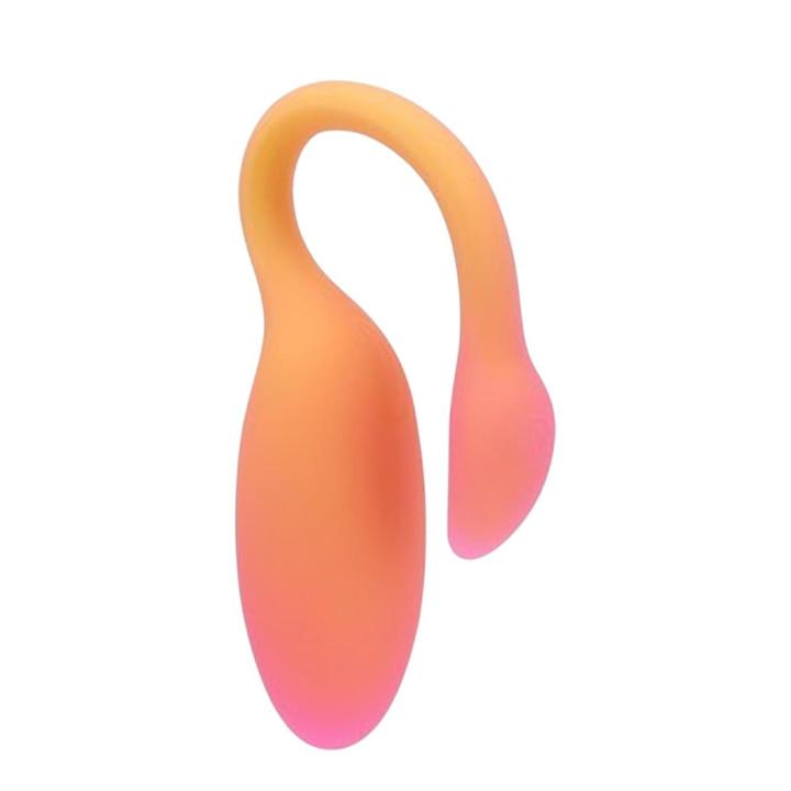 Pomarańczowe wibrujące jajeczko do ćwiczeń Kegla, wodoodporne i sterowany aplikacją