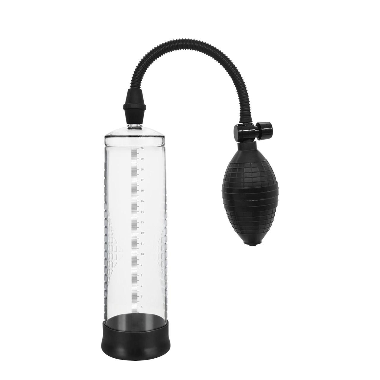 Transparentna pompka próżniowa dla mężczyzn