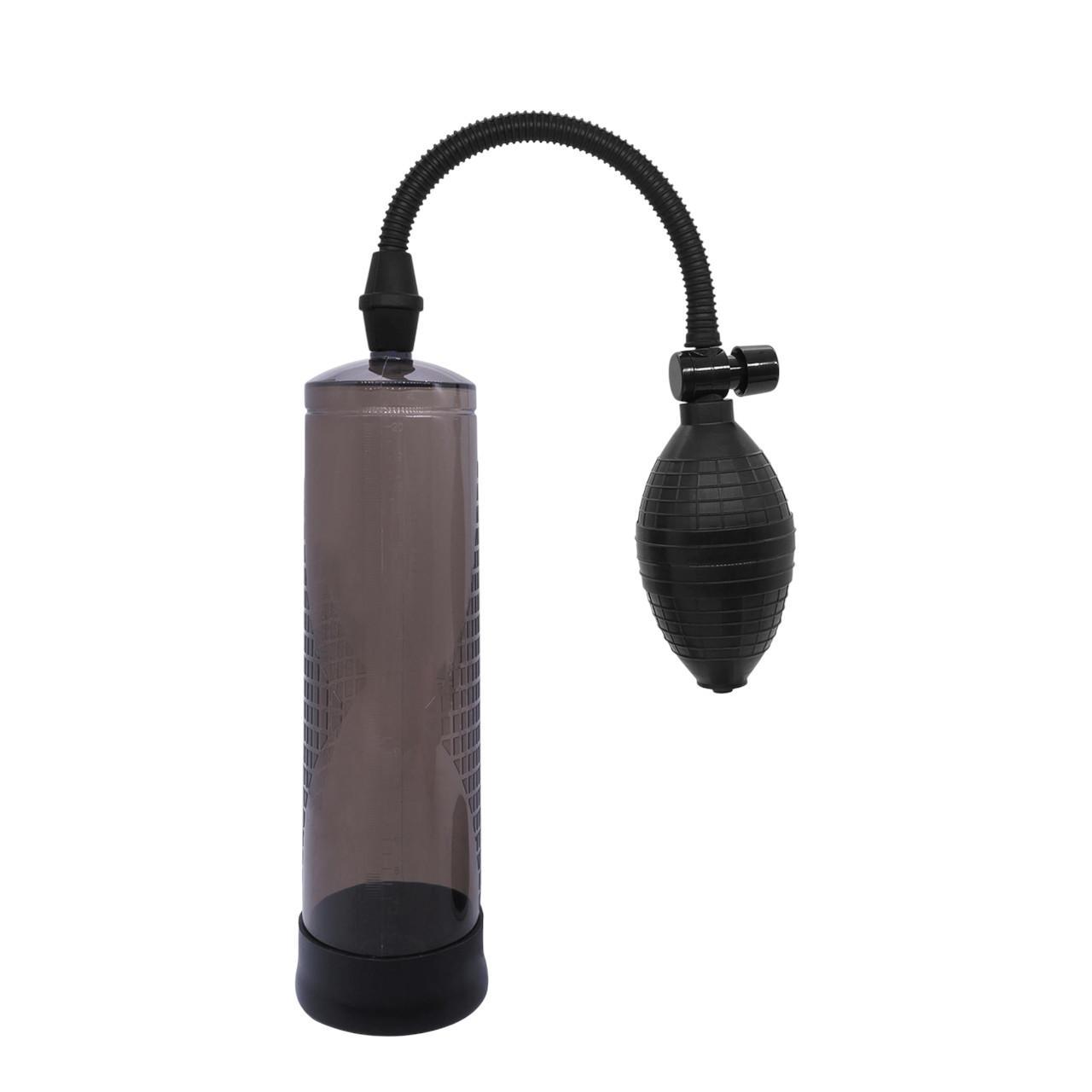 Wodoodporna pompka próżniowa dla mężczyzn w kolorze czarnym