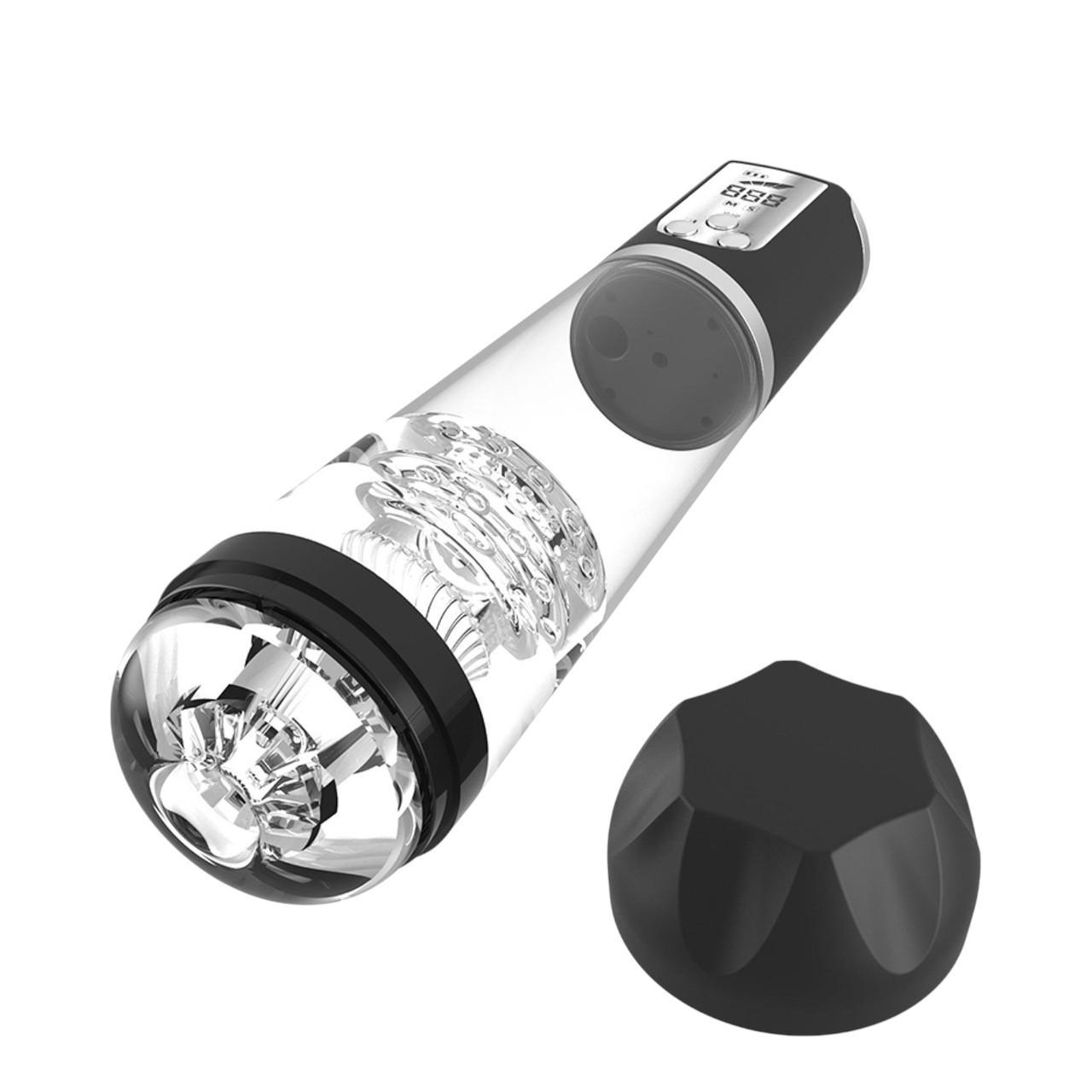 Wodoodporna pompka do powiekszania penisa - 4 poziomy zasysania, 4 poziomy automatycznego masażu ssania