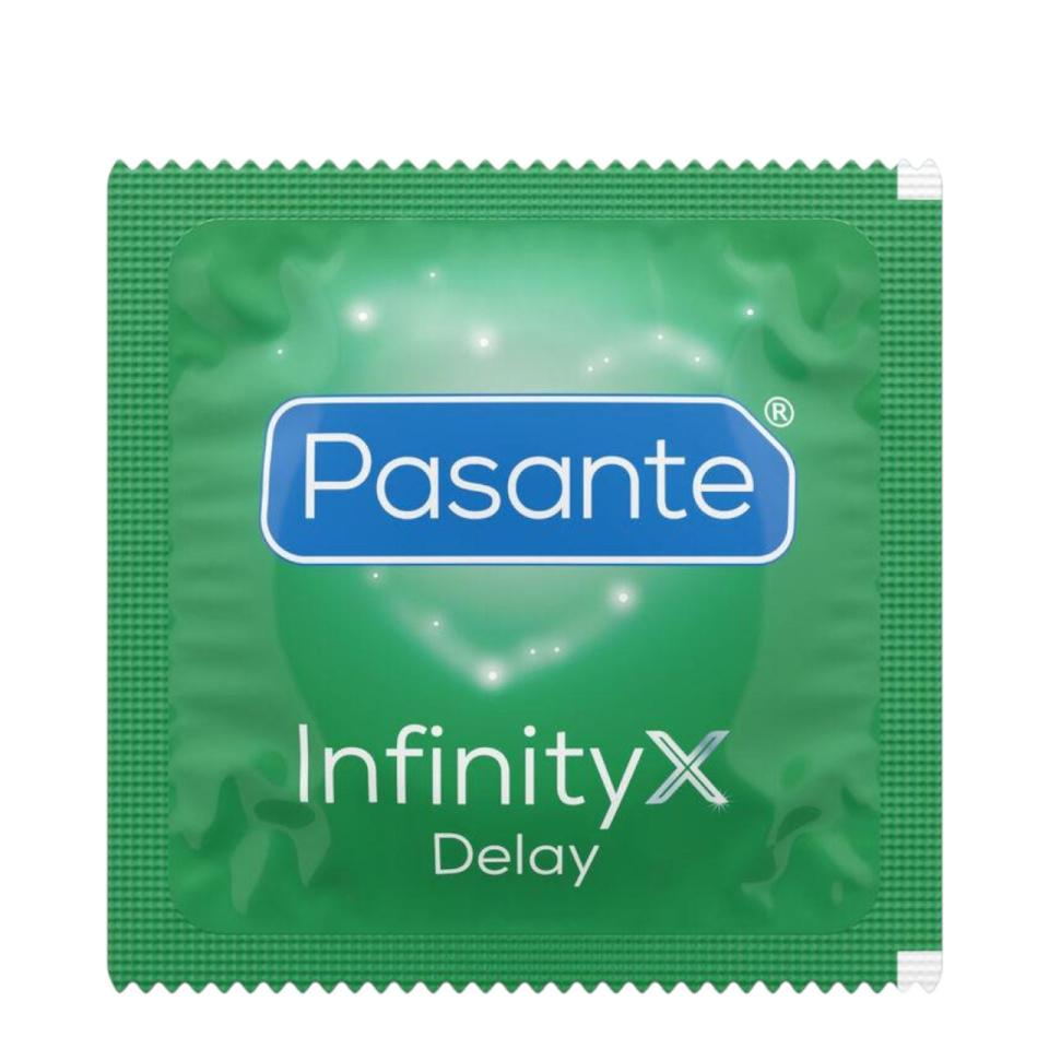 Pasante Delay Infinity – prezerwatywa opóżniająca wytrysk: 1 szt.