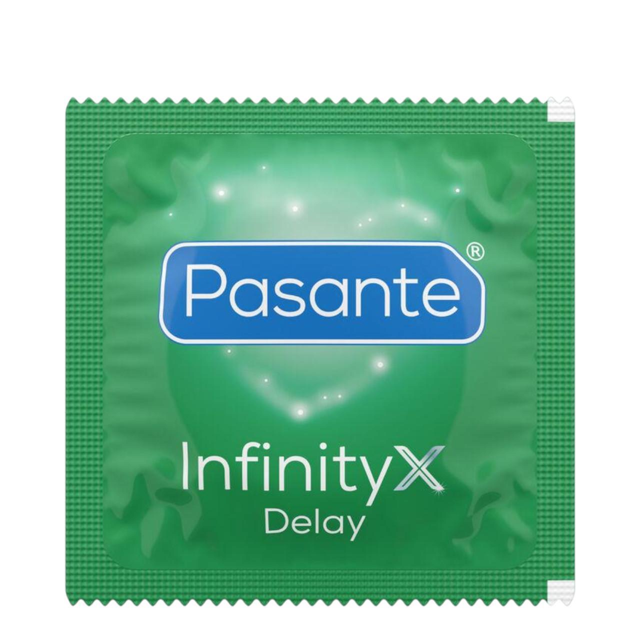 Pasante Delay Infinity – prezerwatywa opóżniająca wytrysk: 1 szt.
