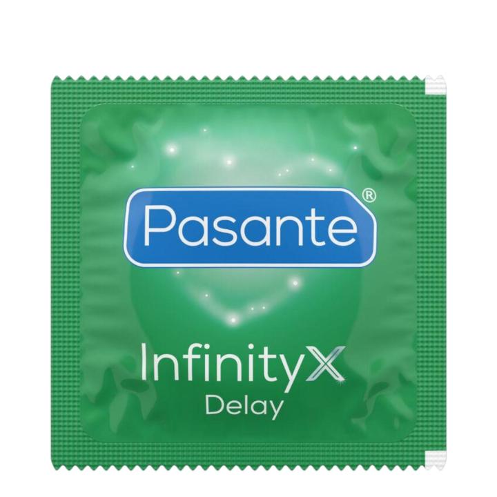 Pasante Delay Infinity – prezerwatywa opóżniająca wytrysk: 1 szt.