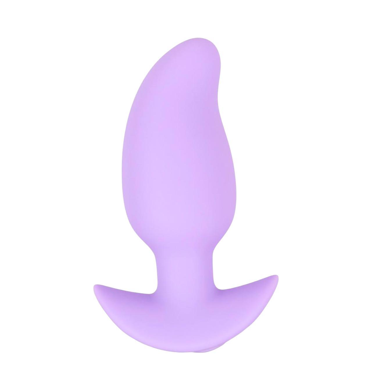Mały, figlarny korek analny z wibracjami w kolorze fioletowym - 7 trybów pracy