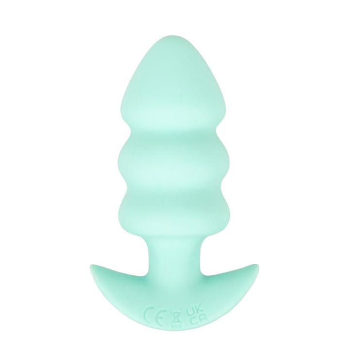 Mały turkusowy korek analny w kształcie kotwicy- 7 trybów pracy