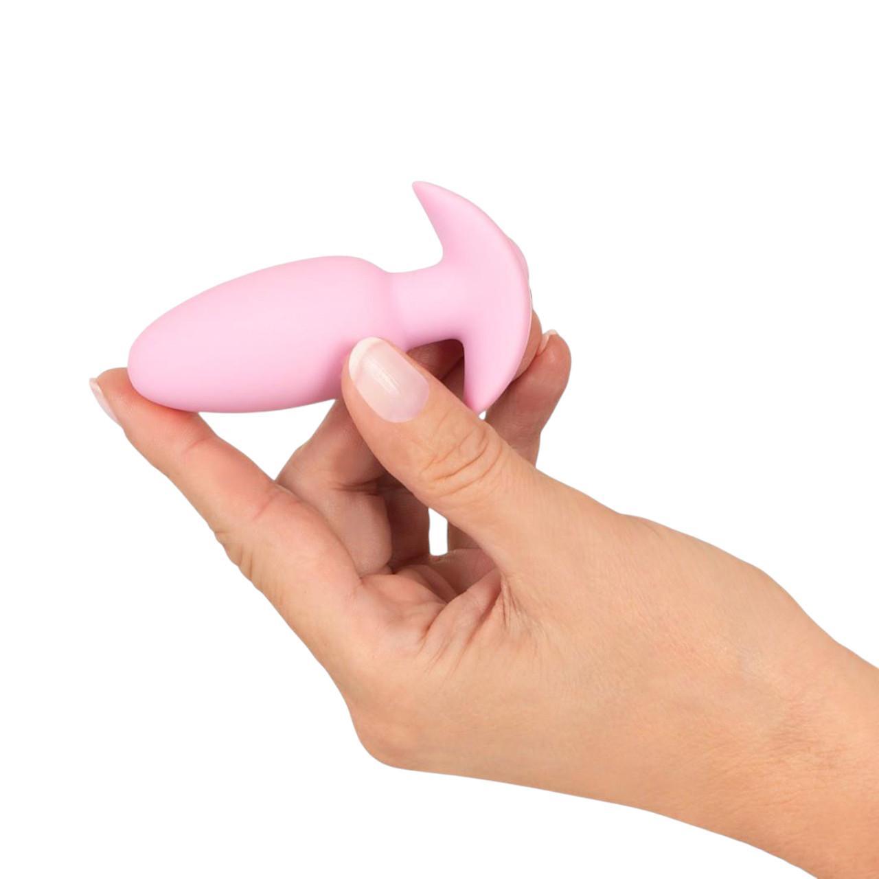 Mały różowy korek analny w kształcie kotwicy- 7 trybów pracy