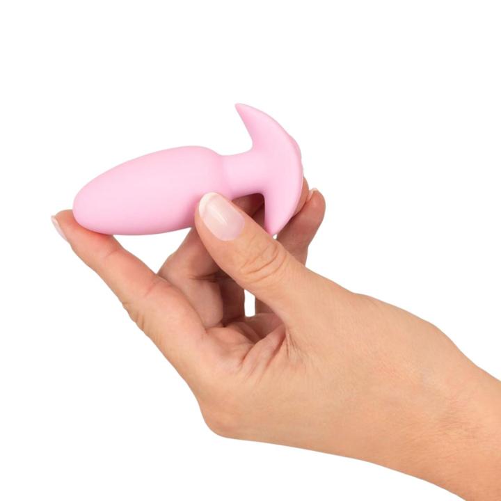 Mały różowy korek analny w kształcie kotwicy- 7 trybów pracy