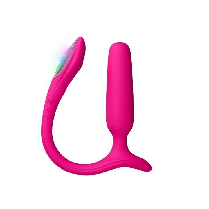 Lovense Lush Anal – dyskretny wibrujący korek analny z aplikacją i ogonkiem LED