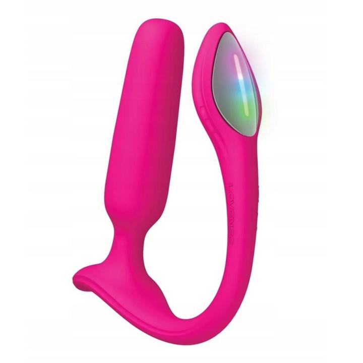 Lovense Lush Anal – dyskretny wibrujący korek analny z aplikacją i ogonkiem LED