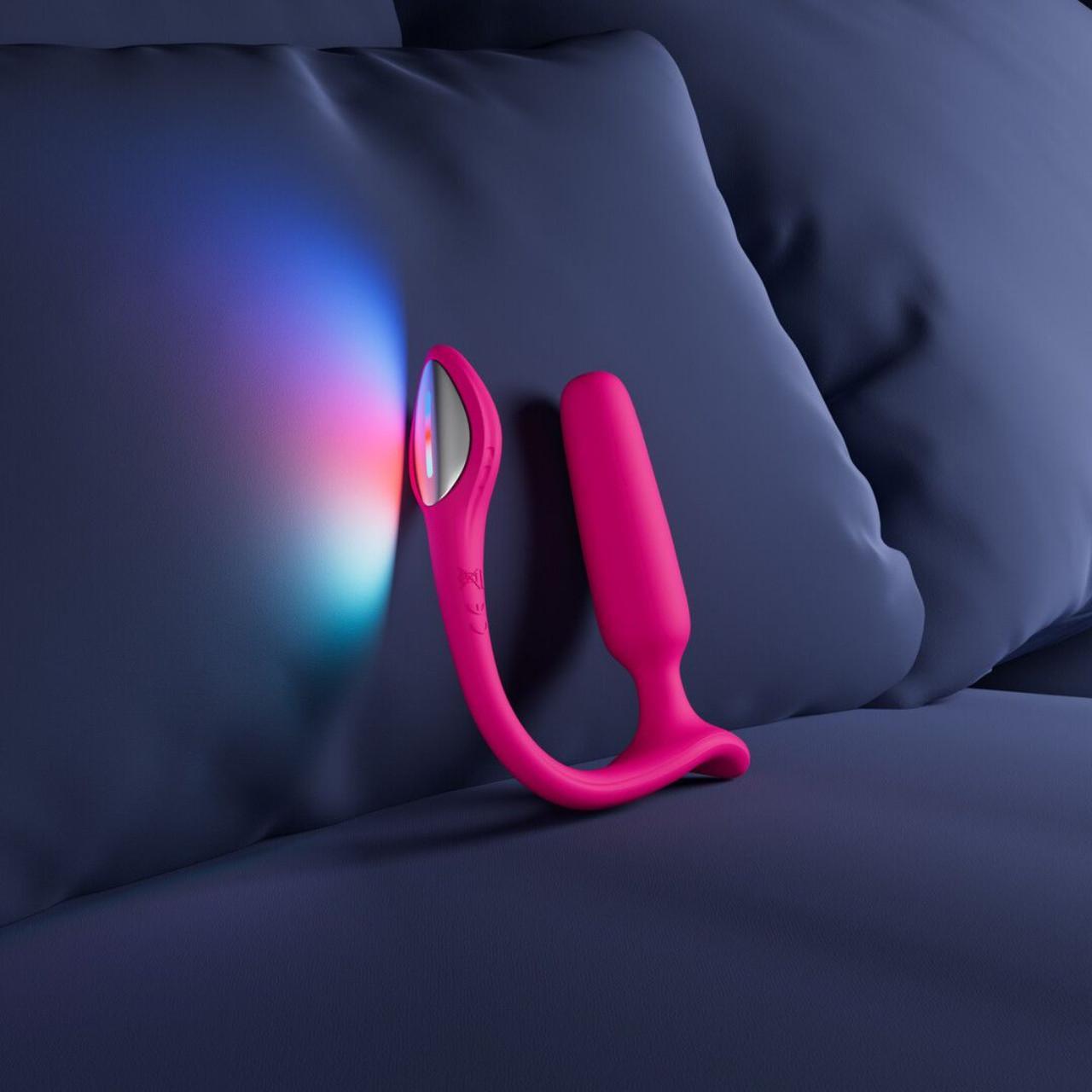 Lovense Lush Anal – dyskretny wibrujący korek analny z aplikacją i ogonkiem LED