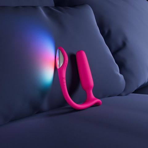 Lovense Lush Anal – dyskretny wibrujący korek analny z aplikacją i ogonkiem LED