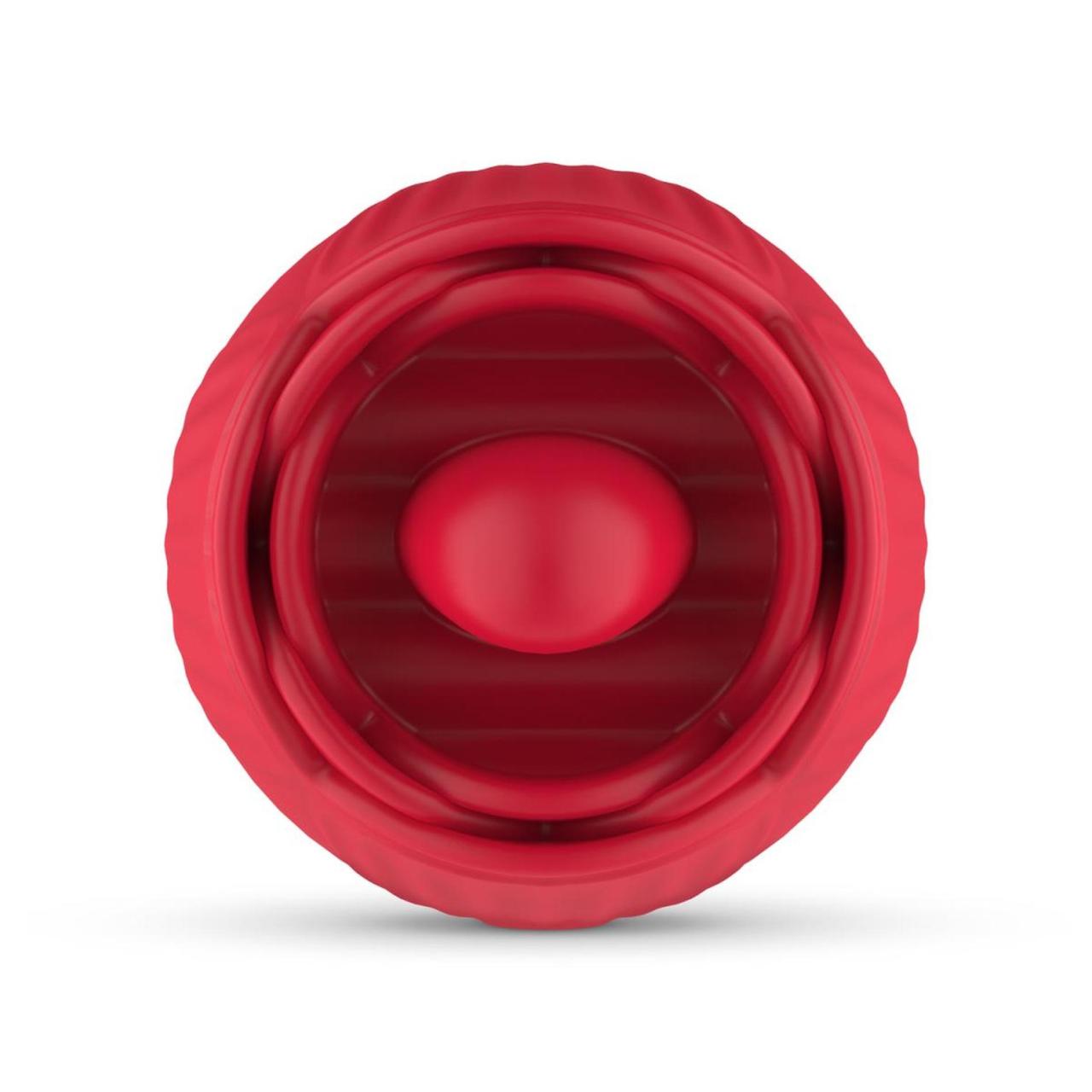 Masażer do stymulacji łechtaczki w kształcie róży z funkcją wibracji i lizania