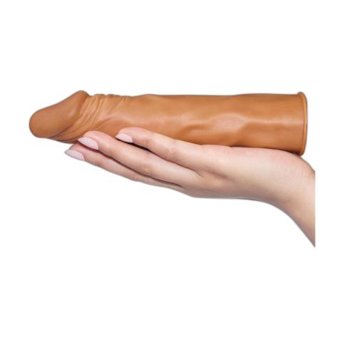 Realistyczna przedłużka na penisa 5 cm – regulowana, efekt ciepła