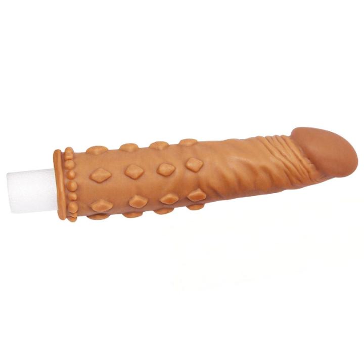 Realistyczna przedłużka na penisa 2,5 cm – nakładka TPE real-feel