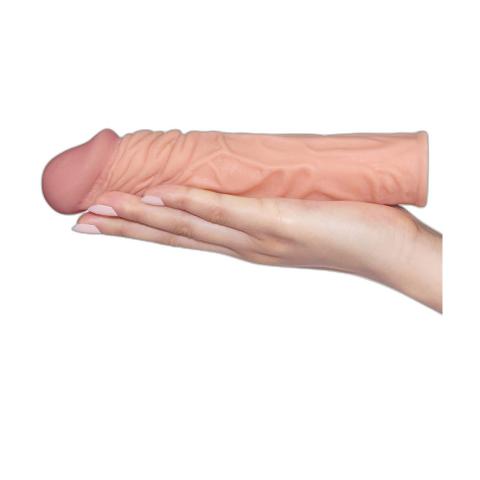 Realistyczna przedłużka na penisa 2,5 cm – nakładka TPE real feel