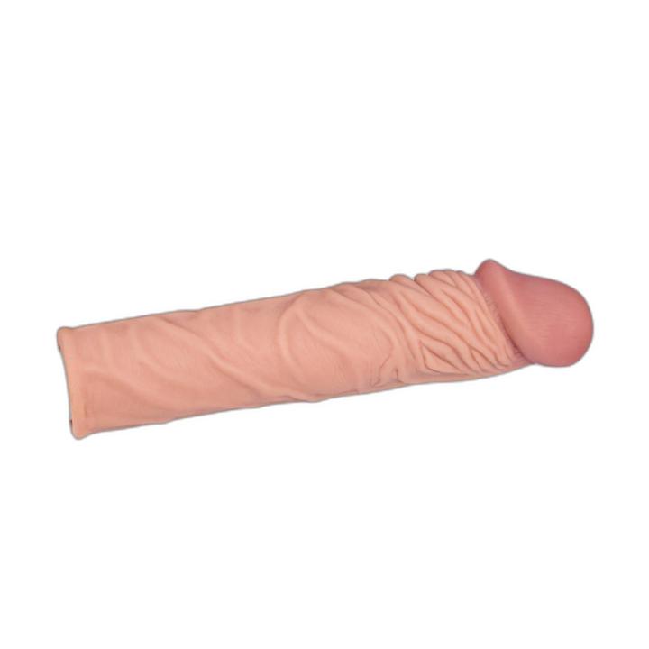 Realistyczna przedłużka na penisa 2,5 cm – nakładka TPE real feel
