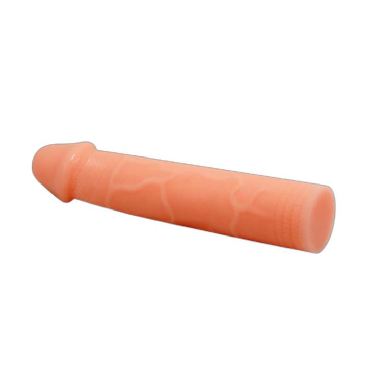 Elastyczne dildo TPR z realistycznymi żyłkami i falowanym profilem