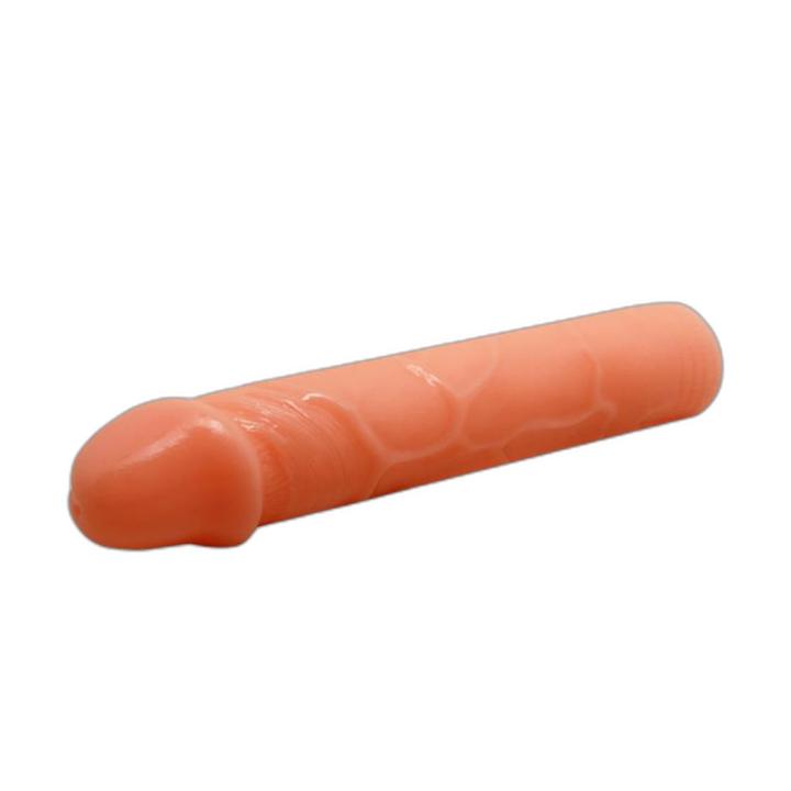 Elastyczne dildo TPR z realistycznymi żyłkami i falowanym profilem