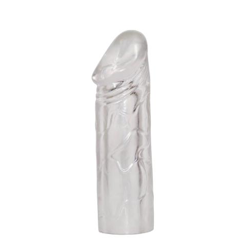 Przezroczysta nakładka na penisa +5 cm | Przedłużka i pogrubienie