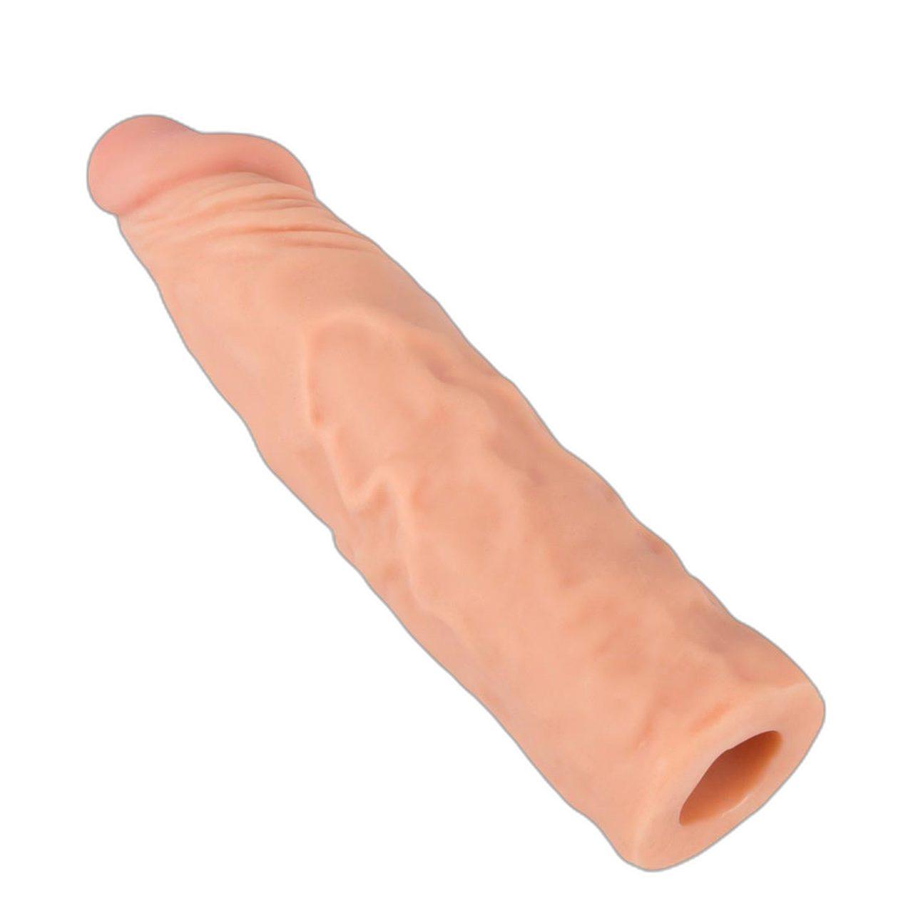 Nakładka przedłużająco-pogrubiająca 19,5 cm z żyłkowaniem | Loris.pl