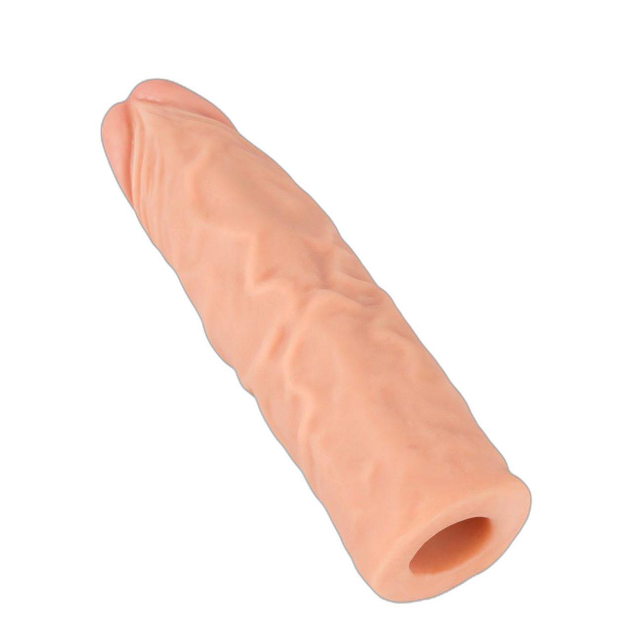 Nakładka przedłużająco-pogrubiająca 19,5 cm z żyłkowaniem | Loris.pl