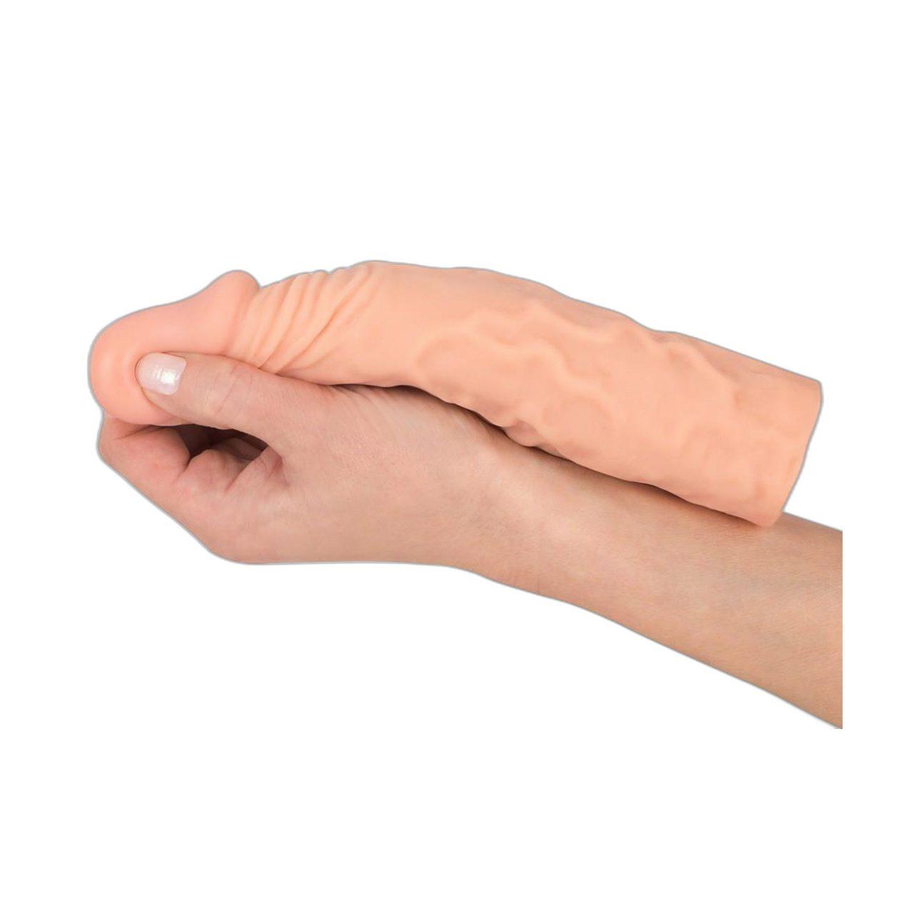 Nakładka przedłużająco-pogrubiająca 19,5 cm z żyłkowaniem | Loris.pl