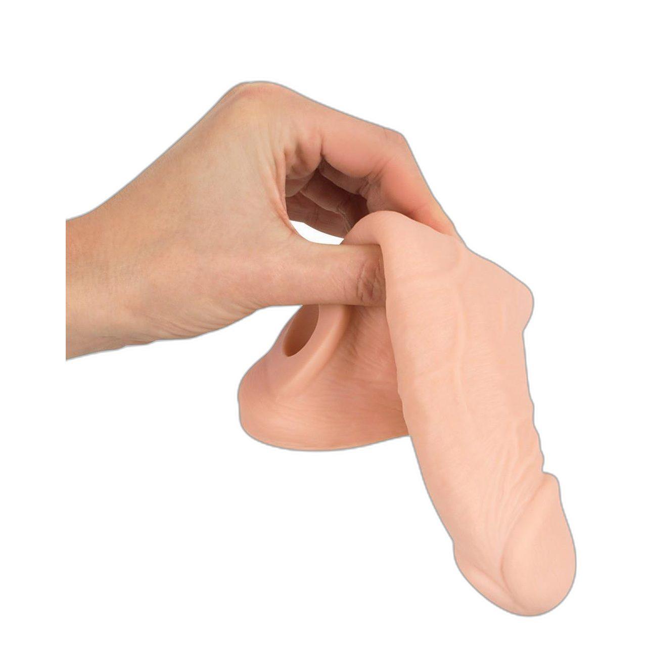 Nakładka przedłużająca na penisa 21 cm – wydłużenie ok. 5 cm | Loris.pl