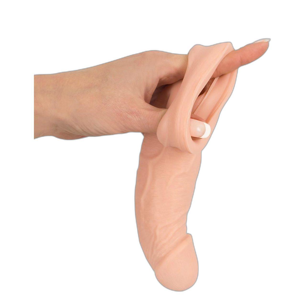 Nakładka przedłużająca na penisa 21 cm – wydłużenie ok. 5 cm | Loris.pl