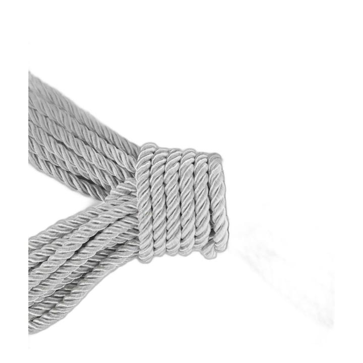 Srebrna lina do bondage 10 m w stylu shibari | BDSM | Loris.pl