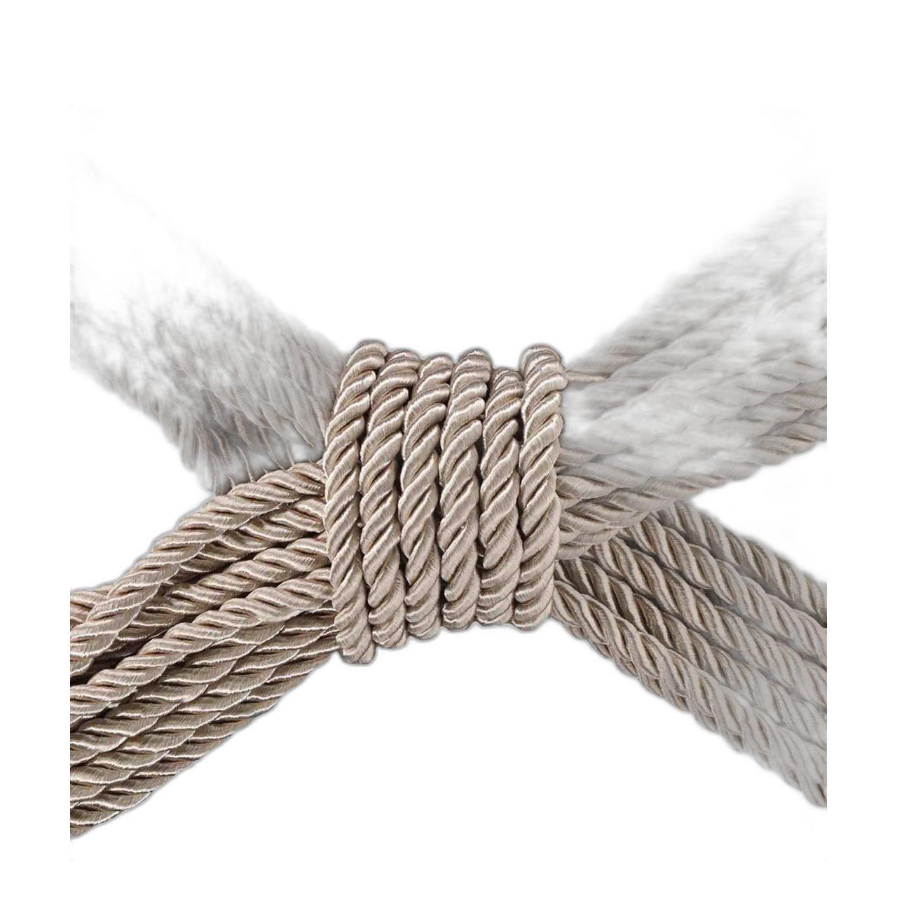 Złota lina do bondage 10 m z poliestru – styl japoński | Loris.pl