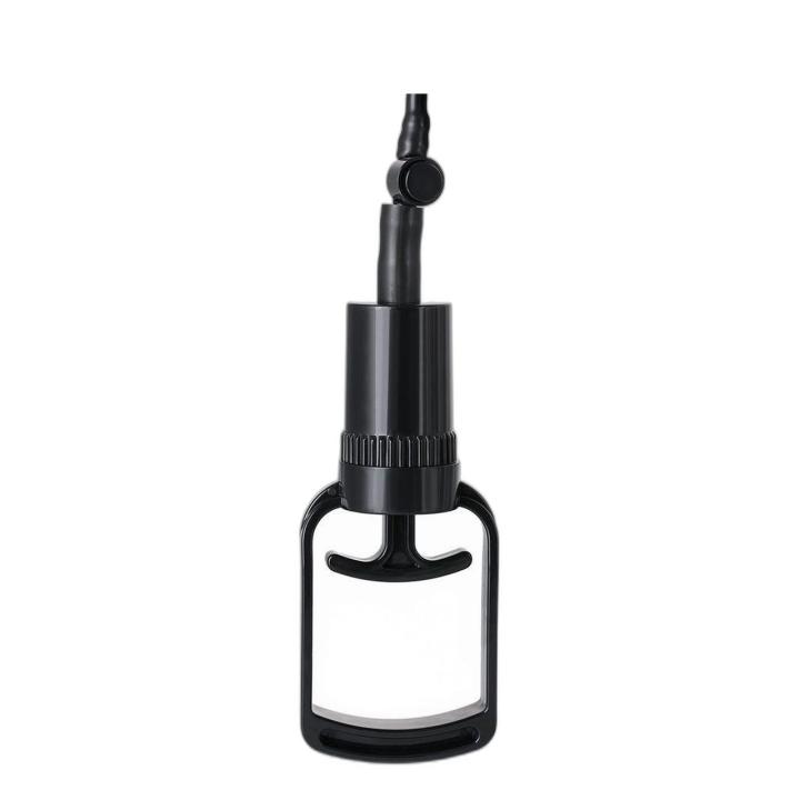 Pompka do penisa 22,8 cm z wibracją – transparentny cylinder PVC