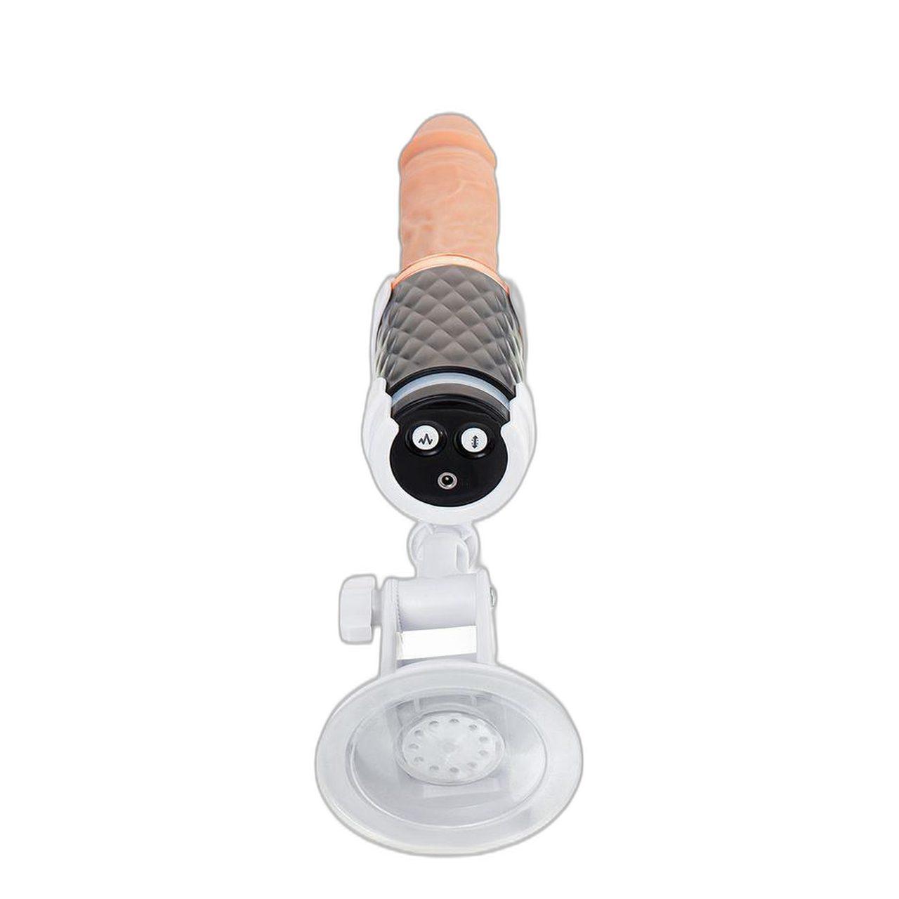 Elektryczna maszyna miłości 29 cm czarna ABS | Loris.pl