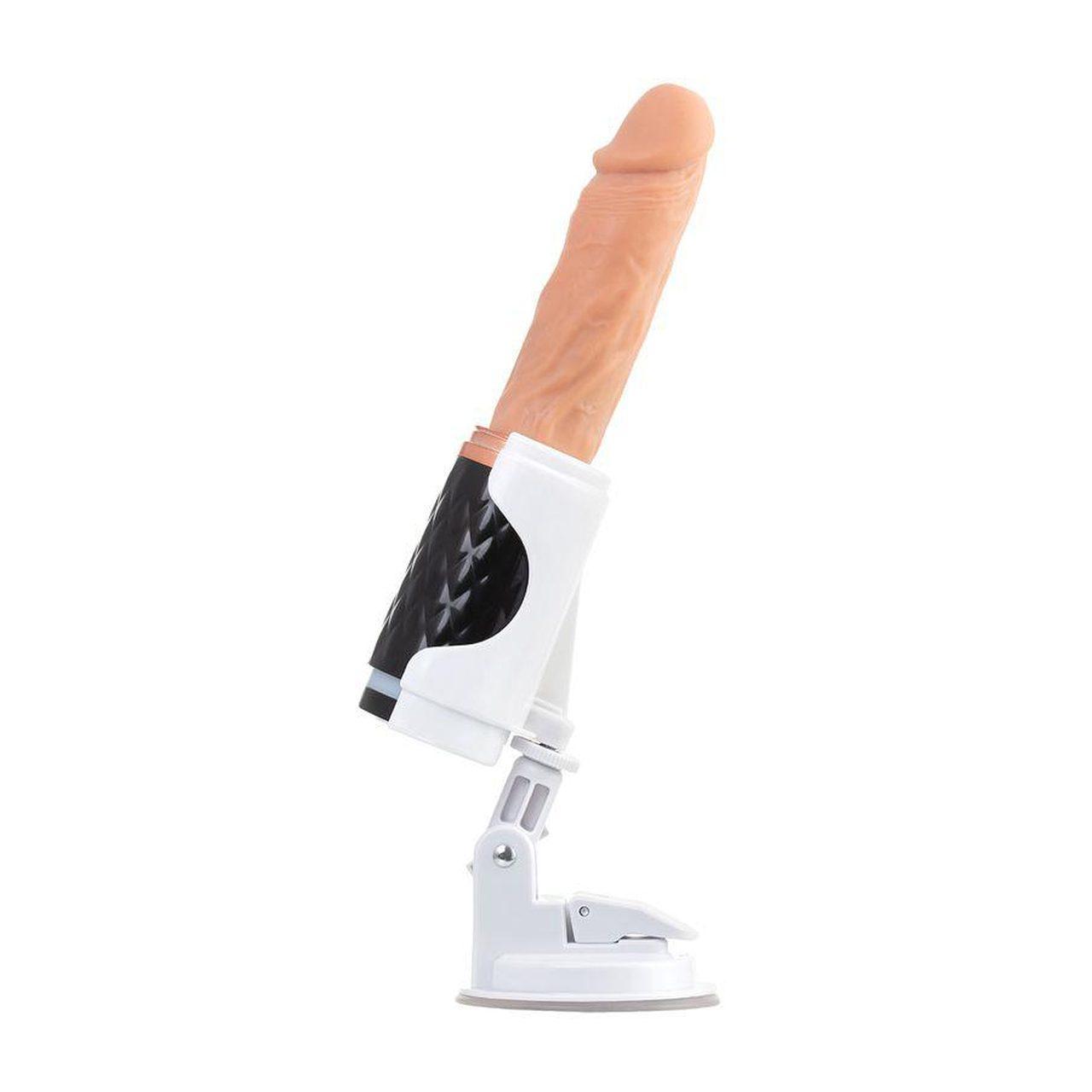 Elektryczna maszyna miłości 29 cm czarna ABS | Loris.pl