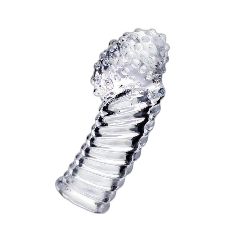 Przezroczysta przedłużka penisa 8,5 cm | Nakładka powiększająca doznania