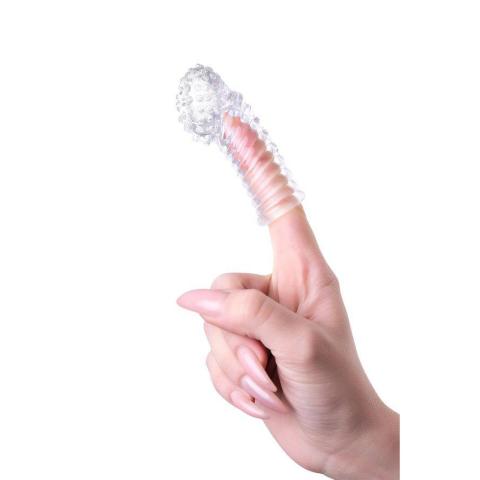 Przezroczysta przedłużka penisa 8,5 cm | Nakładka powiększająca doznania