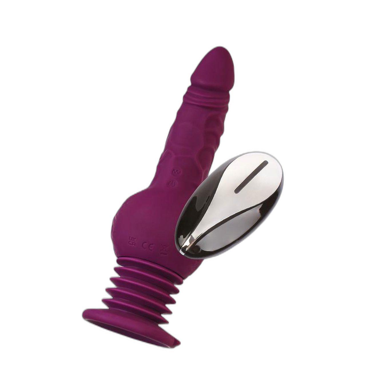 Mini maszyna miłości z pilotem 23,5 cm | silikon i ABS | Loris.pl