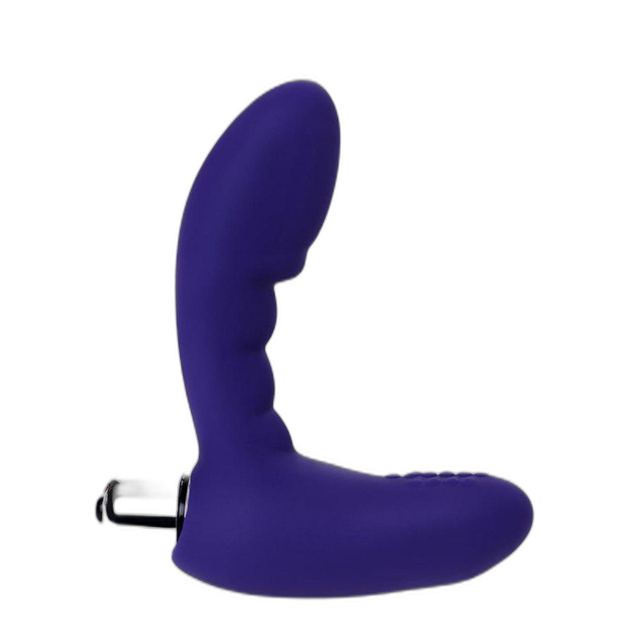 Wibrujący masażer prostaty fioletowy | dyskretny, elastyczny | Loris.pl