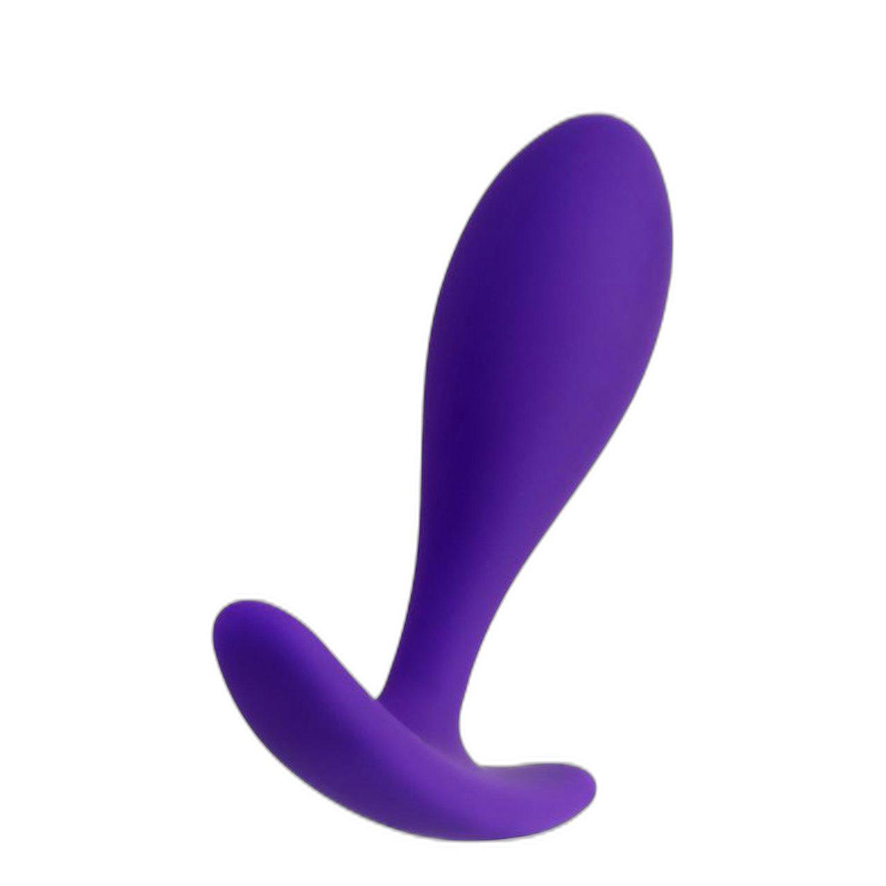 Mały korek analny 7,2 cm fioletowy wodoodporny dla początkujących | Loris.pl