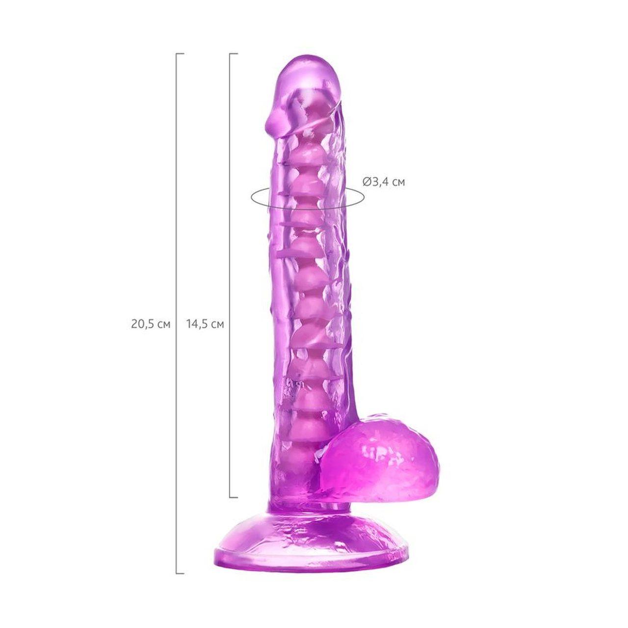 Elastyczne dildo z przyssawką 20,5 cm | Stymulacja punktu g | Loris.pl