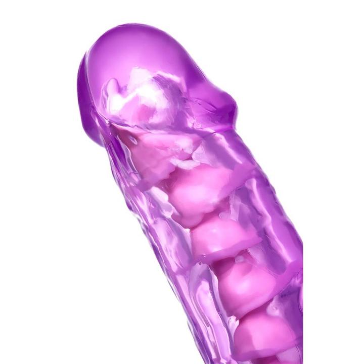 Elastyczne dildo z przyssawką 20,5 cm | Stymulacja punktu g