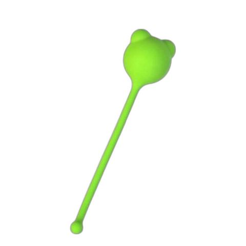 Zielone kulki waginalne do ćwiczeń Kegla 12,4 cm | Silikonowe bez wibracji