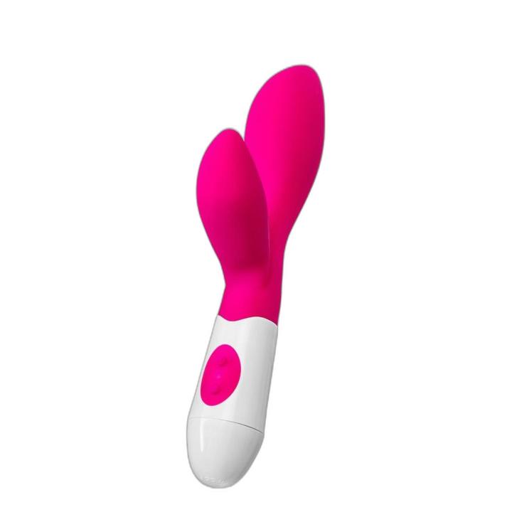 Wibrator króliczek z masażerem łechtaczki 20 cm | 10 trybów | Loris.pl