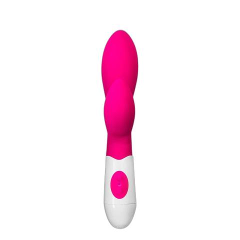 Wibrator króliczek z masażerem łechtaczki 20 cm | 10 trybów