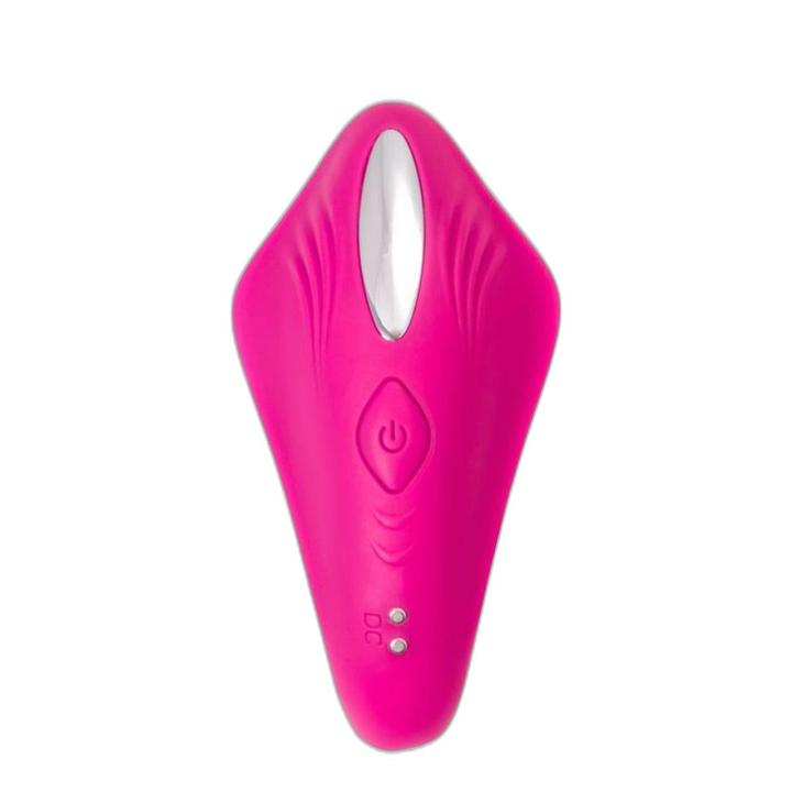 Wibrator dla par w kształcie u 9,6 cm różowy silikon
